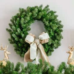 Accessories King of Christmas 24" Cypress Spruce Wreath Unlit ZJL8BT70