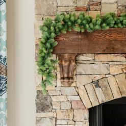 Accessories King of Christmas 9' x 10" Royal Fir Garland with Warm White LED Lights (Plug Operated) ZJL8BT90